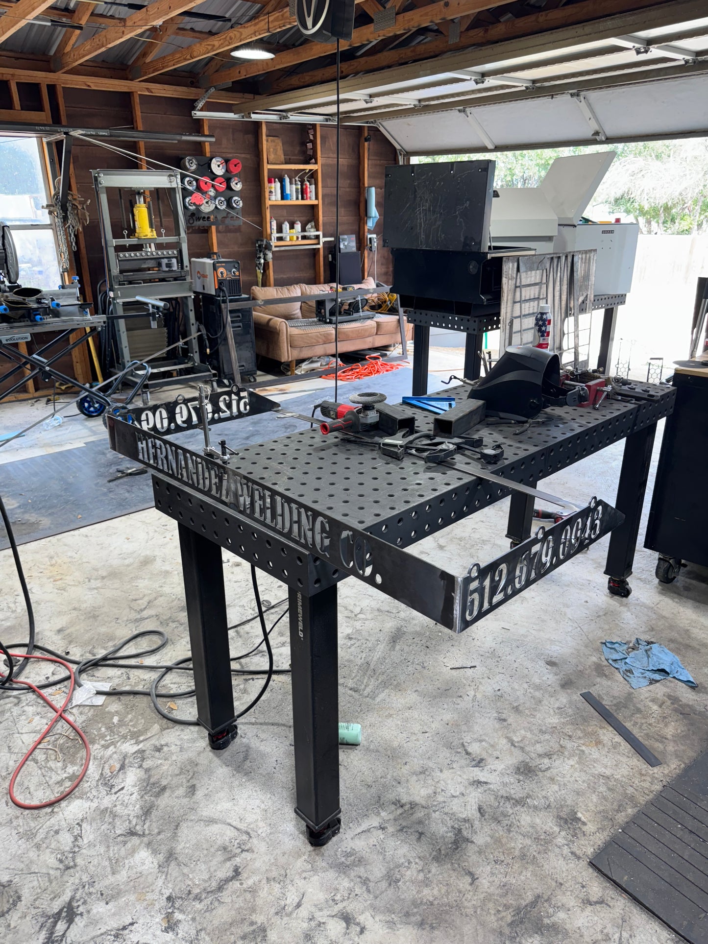Custom Tool Box Rack