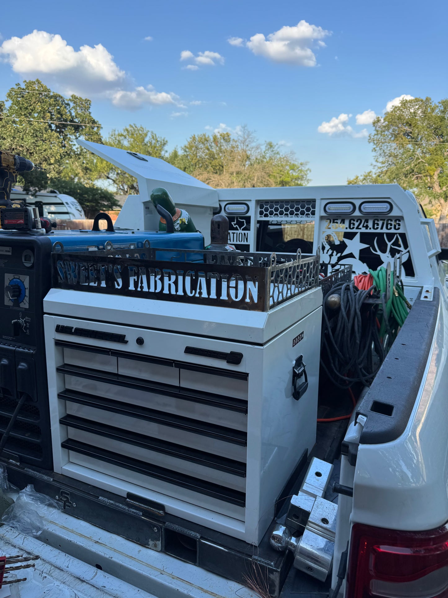 Custom Tool Box Rack