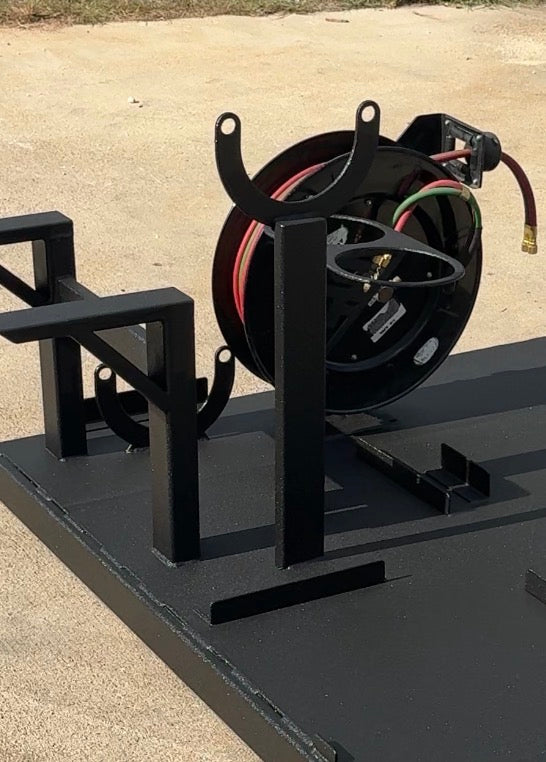 Oxygen/acetylene plus fire extinguisher bottle racks