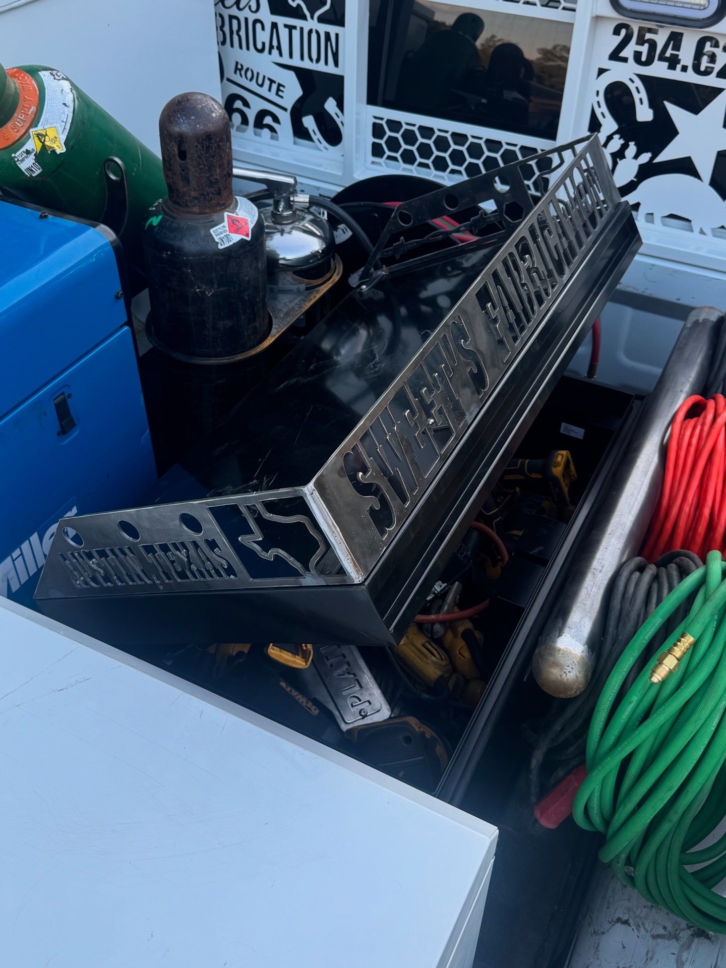 Custom Tool Box Rack